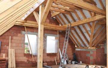 Woods End attic trusses